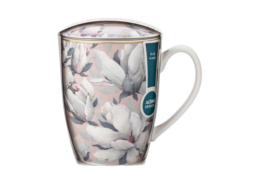 Zdjęcie: Kubek Magnolia różowa 350 ml z pokrywką i zaparzaczem ALTOM DESIGN