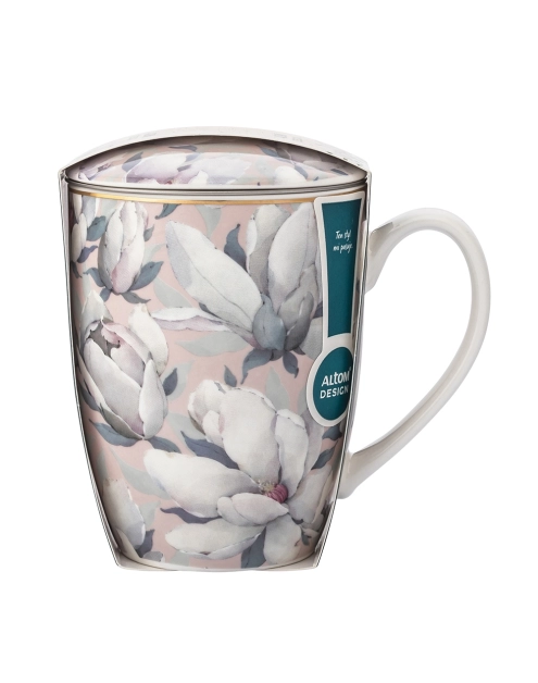 Zdjęcie: Kubek Magnolia różowa 350 ml z pokrywką i zaparzaczem ALTOM DESIGN