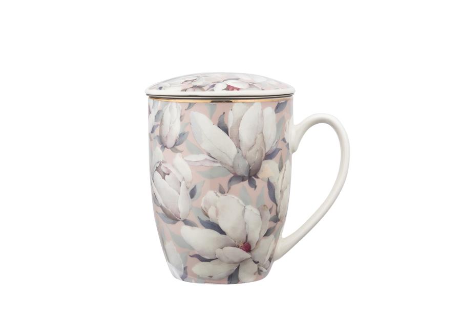 Zdjęcie: Kubek Magnolia różowa 350 ml z pokrywką i zaparzaczem ALTOM DESIGN