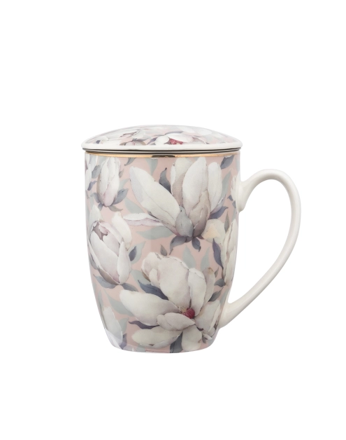 Zdjęcie: Kubek Magnolia różowa 350 ml z pokrywką i zaparzaczem ALTOM DESIGN