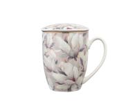 Zdjęcie: Kubek Magnolia różowa 350 ml z pokrywką i zaparzaczem ALTOM DESIGN