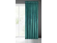 Zdjęcie: Zasłona gotowa Melanie na taśmie 140x270 cm turkusowy EUROFIRANY