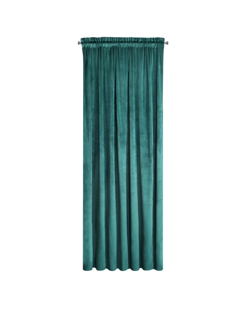 Zdjęcie: Zasłona gotowa Melanie na taśmie 140x270 cm turkusowy EUROFIRANY