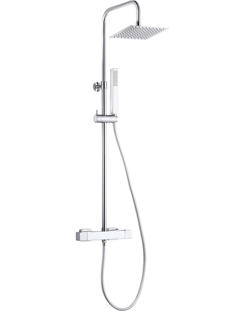 Zdjęcie: Deszczownia 1-funkcyjna z baterią termostatyczną Neo Loco Square chrom DEANTE