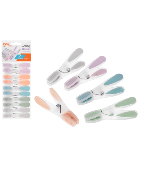 Zdjęcie: Klamerki do bielizny Basic 10 sztuk 01070 RAVI