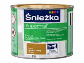 Emalia Supermal orzech jasny F555 0,2L ŚNIEŻKA