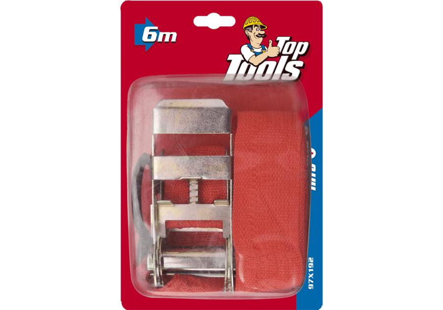 Zdjęcie: Taśma do ładunku 6 m x 50 mm TOP TOOLS