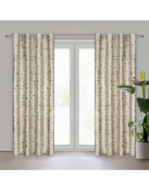 Zdjęcie: Zasłona gotowa Tami 140 x 250 cm beżowy EUROFIRANY