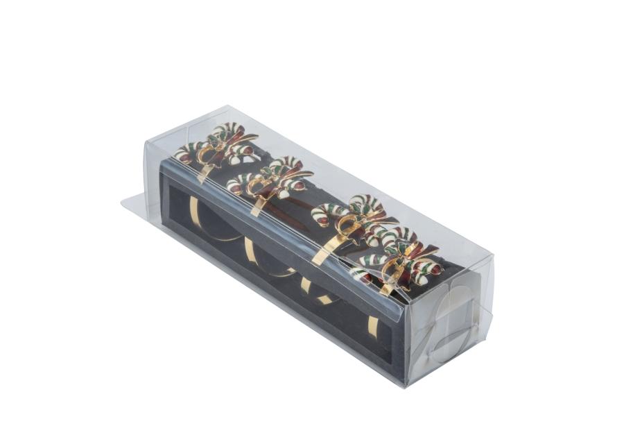 Zdjęcie: Obrączki na serwetki dekoracja laska cukrowa 4 szt. ALTOMDESIGN