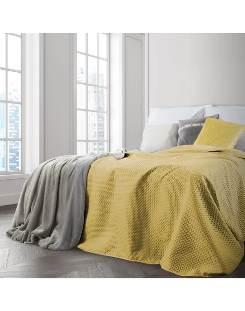 Zdjęcie: Narzuta Boni 220x240 cm żółta EUROFIRANY