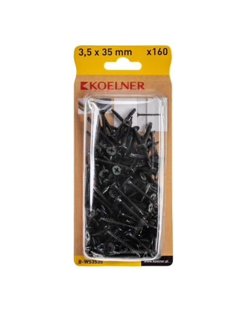 Zdjęcie: Wkręty samowiercące 3,5x35 mm 160 szt.KOELNER