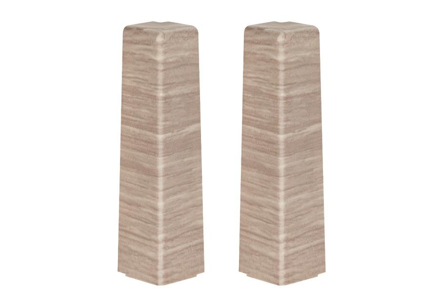 Zdjęcie: Zakończenia do listwy przypodłogowej Masterline narożnik zew. 1 kpl. 2 szt. Chalky brown Mat CEZAR