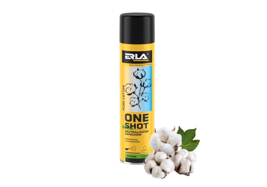 Zdjęcie: Odświeżacz powietrza One Shot Pure Cotton 600 ml ERLA
