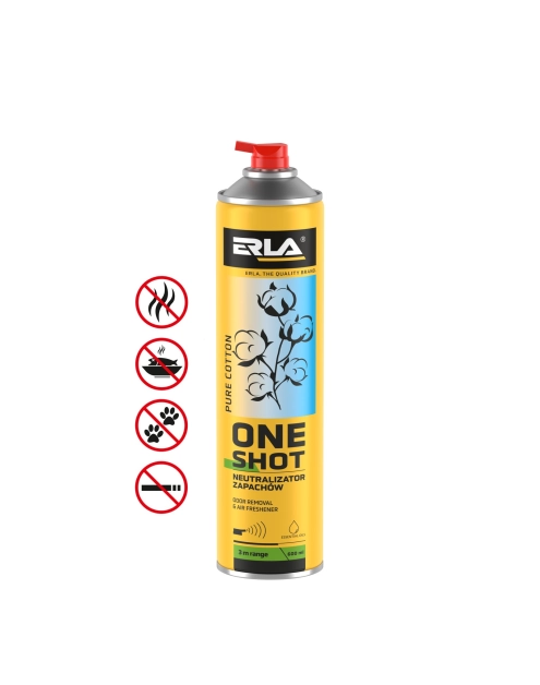 Zdjęcie: Odświeżacz powietrza One Shot Pure Cotton 600 ml ERLA