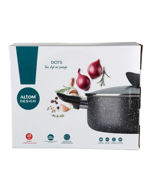 Zdjęcie: Rondel Dots 28 cm z pokrywką ALTOMDESIGN