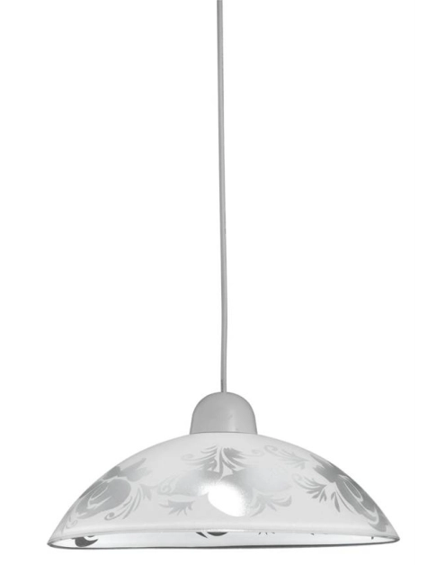 Zdjęcie: Lampa sufitowa wisząca Beris 1X60 W E27 biały CANDELLUX