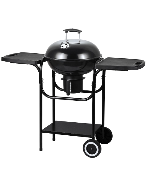 Zdjęcie: Grill kulisty wózek fi 46 cm z półką plastikową ACTIVA MASTERCOOK