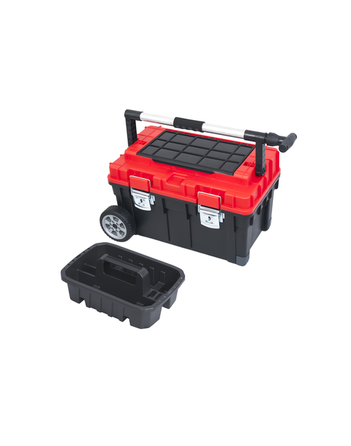Zdjęcie: Skrzynka narzędziowa na kółkach Wheelbox HD Trophy 2 czerwona pokrywa PATROL GROUP