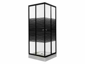 Kabina natryskowa Pico Black STR 70 z brodzikiem KERRA