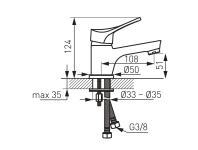 Zdjęcie: Bateria umywalkowa Stillo stojąca FERRO