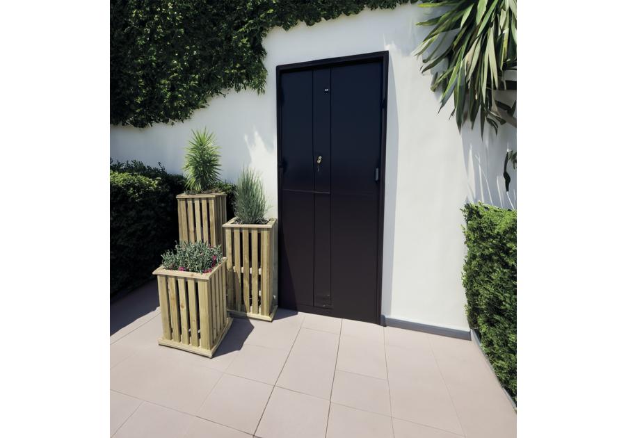 Zdjęcie: Donica drewniana Talia Planter 32,5 x 32,5 x 65 cm, naturalny NORTENE