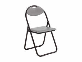 Krzesło składane Atom black szare TS INTERIOR