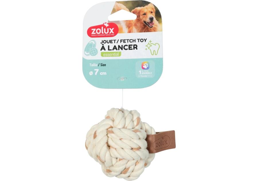 Zdjęcie: Zabawka dla psa piłka sznurowa 7 cm ZOLUX