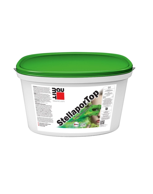 Zdjęcie: Tynk silikatowo-silikonowy StellaporTop K3 - kolor biały Life 0019 BAUMIT