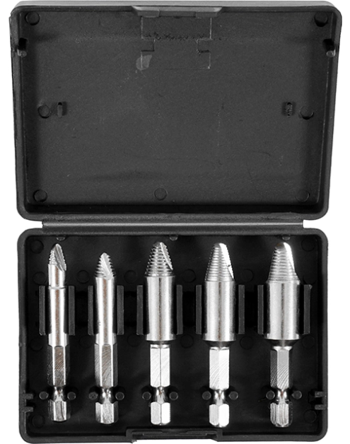 Zdjęcie: Wykrętaki do zerwanych śrub 5 szt. VERKE