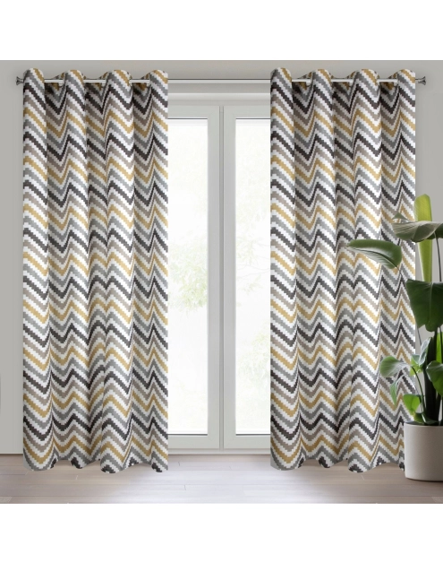 Zdjęcie: Zasłona gotowa Nastia 140x250 cm biały EUROFIRANY