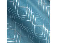 Zdjęcie: Zasłona Noelia 140x250 cm niebieska na przelotkach EUROFIRANY