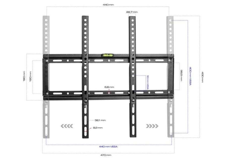 Zdjęcie: Uchwyt do telewizora 23-60 cali KG-1024 KING MOUNT
