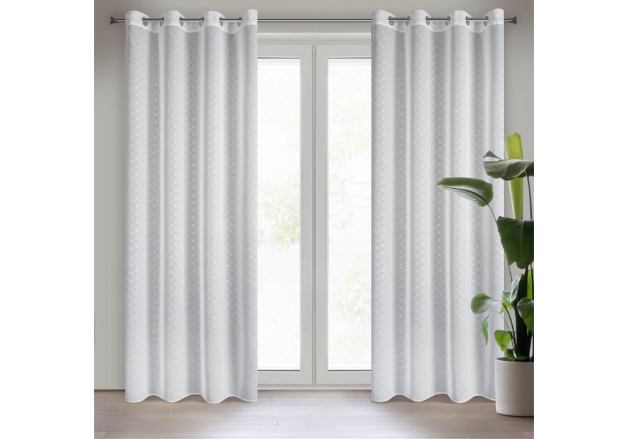 Zdjęcie: Firana gotowa Dima 140 x 250 cm biały EUROFIRANY