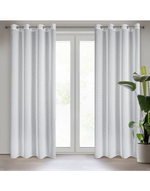Zdjęcie: Firana gotowa Dima 140 x 250 cm biały EUROFIRANY