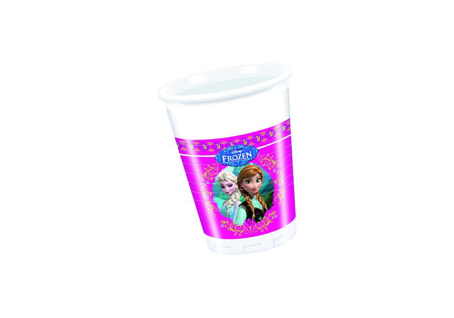 Zdjęcie: Kubki plastikowe Frozen 200 ml - 8 szt. DISNEY