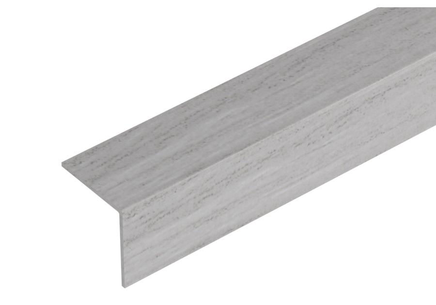 Zdjęcie: Kątownik PVC 30x30x1,1 mm jesion 2,75 m CEZAR