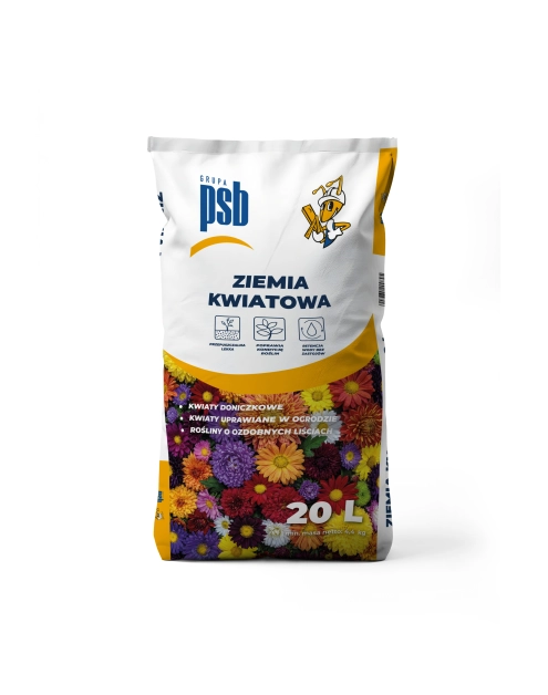 Zdjęcie: Ziemia kwiatowa 20 L PSB