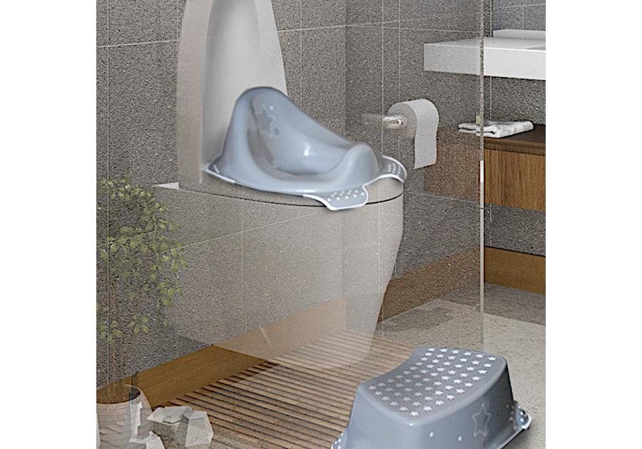 Zdjęcie: Podest dziecięcy Tomek stars z funkcją antypoślizgową szary KEEEPER