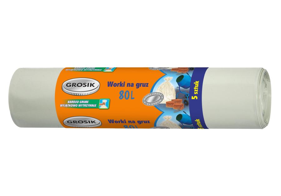 Zdjęcie: Worki na gruz 80 L - 5 szt. GROSIK