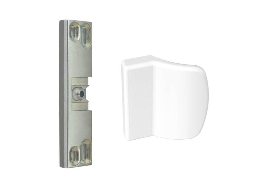 Zdjęcie: Zatrzask drzwi balkonowych MD z uchwytem białym METRO