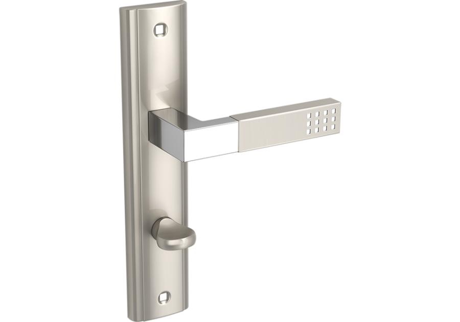 Zdjęcie: Klamka Prima na długim szyldzie WC 72 mm KUCHINOX