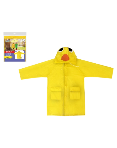 Zdjęcie: Płaszcz przeciwdeszczowy dziecięcy Kaczuszka, żółty TRAVELLA