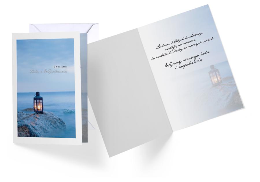 Zdjęcie: Karnet PP-2139 Kondolencje KUKARTKA