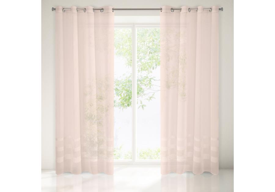 Zdjęcie: Firana gotowa Efil 140 x 250 cm różowy EUROFIRANY