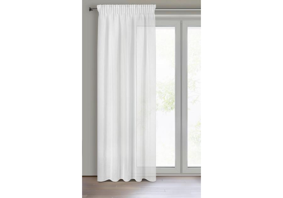 Zdjęcie: Firana gotowa Margo na taśmie 140x270 cm biały EUROFIRANY