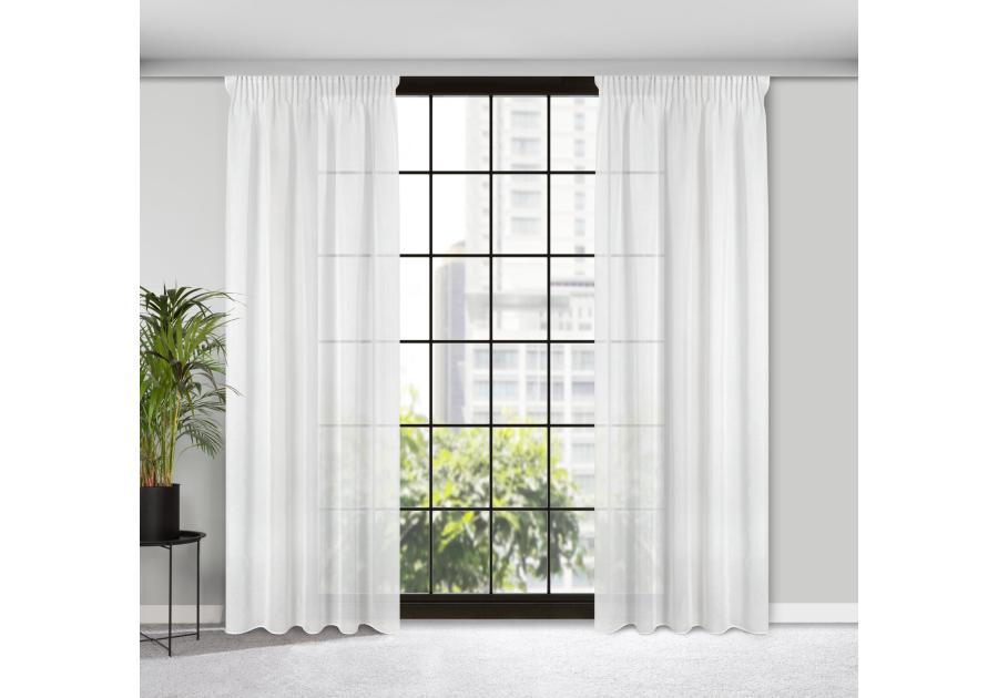 Zdjęcie: Firana gotowa Margo na taśmie 140x270 cm biały EUROFIRANY