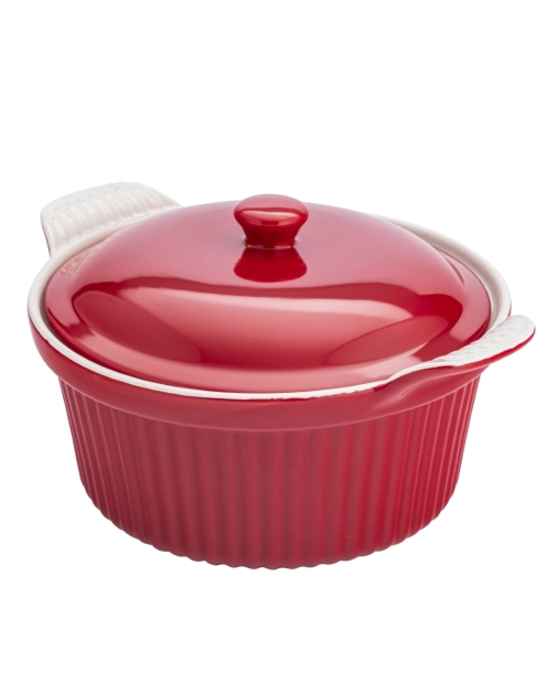 Zdjęcie: Naczynie ceramiczne do zapiekania z pokrywką Red Chilli 27,5x22,5x12 cm - 2,2 L ALTOMDESIGN