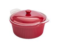 Zdjęcie: Naczynie ceramiczne do zapiekania z pokrywką Red Chilli 27,5x22,5x12 cm - 2,2 L ALTOMDESIGN