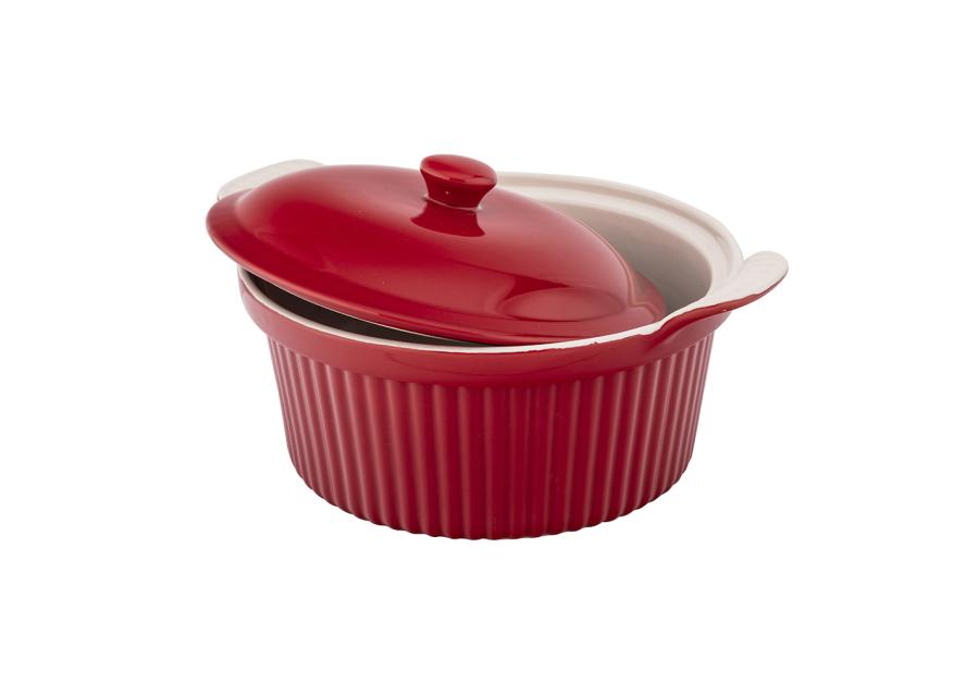 Zdjęcie: Naczynie ceramiczne do zapiekania z pokrywką Red Chilli 27,5x22,5x12 cm - 2,2 L ALTOMDESIGN