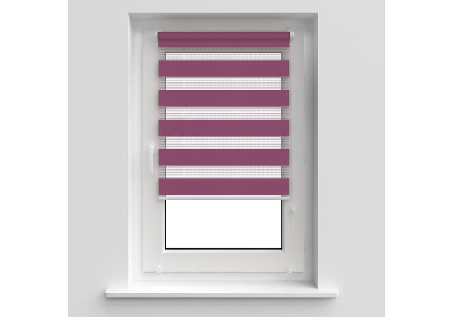 Zdjęcie: Roleta 80x140 cm Zebra II śliwka DECODESIGN
